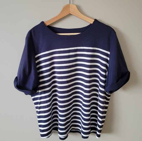 Blue Breton stripe tee - Picture 5 of 6